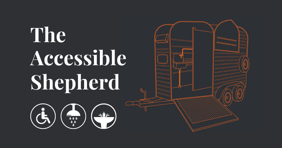 The Accessible Shepherd is a disabled toilet for hire in the UK coming soon to Nomadic Washrooms.