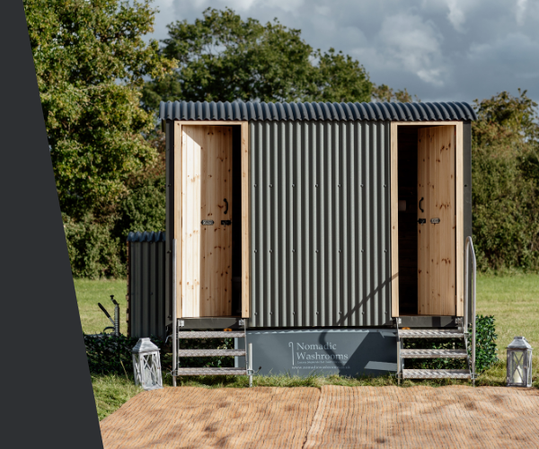 The Little Shepherd Luxury Shepherd Hut Toilet Hire in the UK A small, compact luxury toilet hire with two toilets